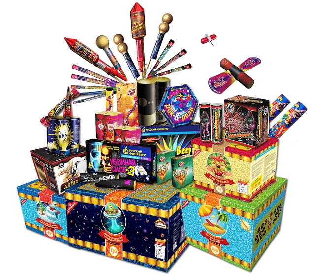 Как выбрать салют на Новый Год: обзор, виды, фото