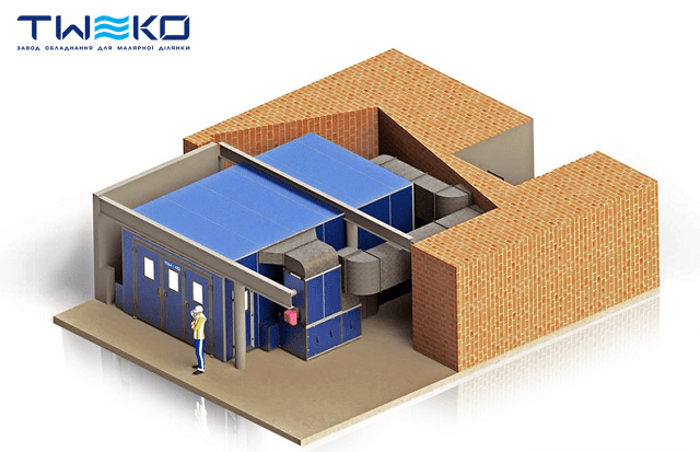 Окрасочно-сушильная камера: особенности монтажа и демонтажа оборудования