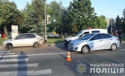 В Краснограде в ДТП попал экипаж патрульной полиции