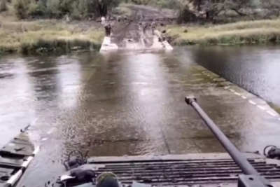 ВСУ нанесли удар по переправе россиян через реку Оскол в районе Двуречной