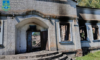 Российские террористы сожгли Дом культуры в селе Юрченково