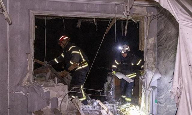 Оккупанты ударили по жилому дому в Киевском районе Харькова