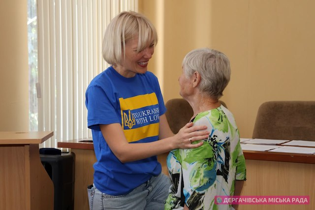 25 семей переселенцев из Дергачевской громады получили ключи от модульных домиков