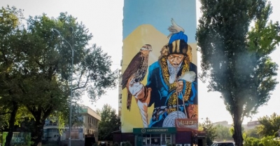 Харьковские художники добрались до стен в Казахстане