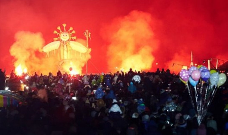 Харьковчане масштабно отметили проводы зимы (фото)