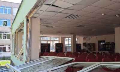 Войска РФ во второй раз ударили по автодорожному колледжу в Лозовой