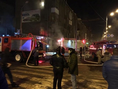 Взрыв в кафе в центре Харькова