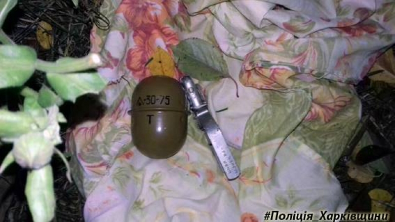 Житель Харьковщины попался на сбыте гранаты