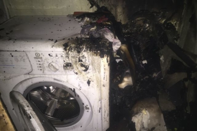 На Салтовке из-за короткого замыкания горела многоэтажка