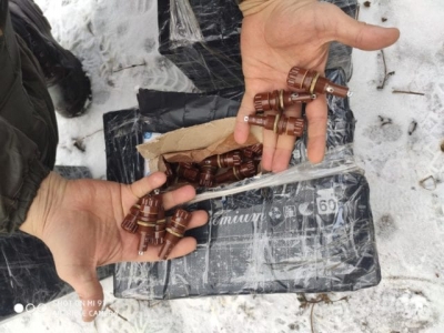 Пограничники задержали нарушителя государственной границы с контрабандным товаром