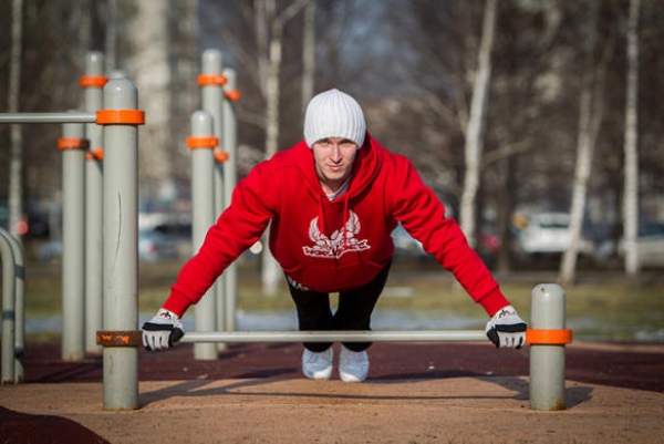 Для юных спортсменов прошел мастер-класс по воркауту