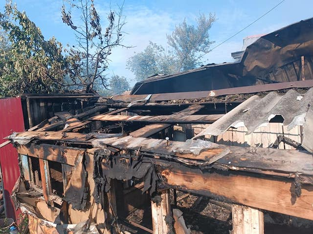 Во время пожара в поселке Новая Водолага погибла женщина