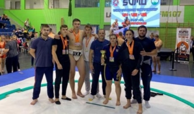 На чемпионате Европы по сумо харьковчане завоевали 12 медалей
