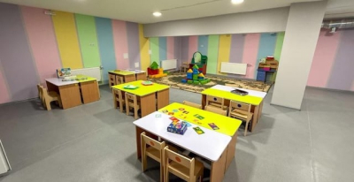 В детском саду в Берестине после ремонта появилось современное укрытие