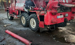 В Золочеве во время повторного обстрела пострадали шестеро спасателей