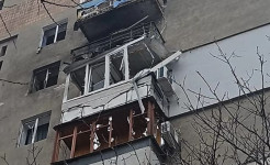 Российский беспилотник влетел в квартиру 9-этажного дома