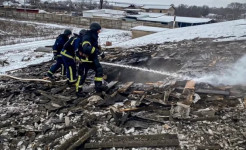 Российский беспилотник атаковал ферму - погибло около ста свиней